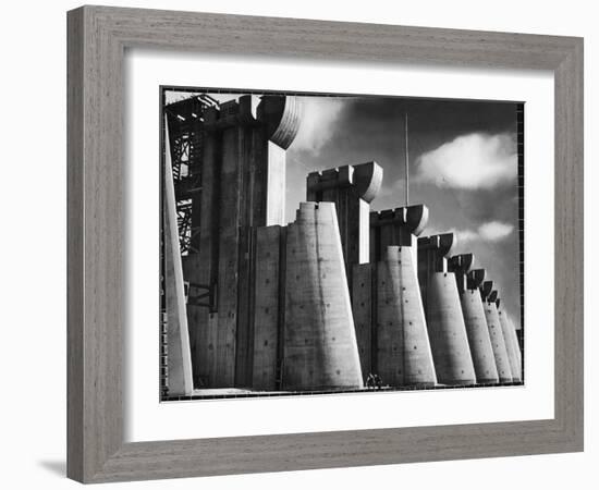 Fort Peck Dam as Featured on the Very First Cover of Life Magazine-Margaret Bourke-White-Framed Photographic Print