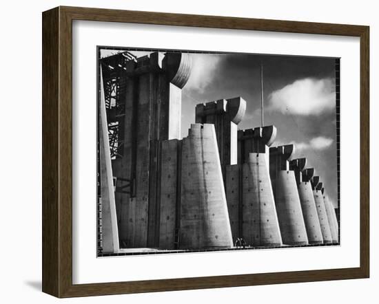 Fort Peck Dam as Featured on the Very First Cover of Life Magazine-Margaret Bourke-White-Framed Photographic Print