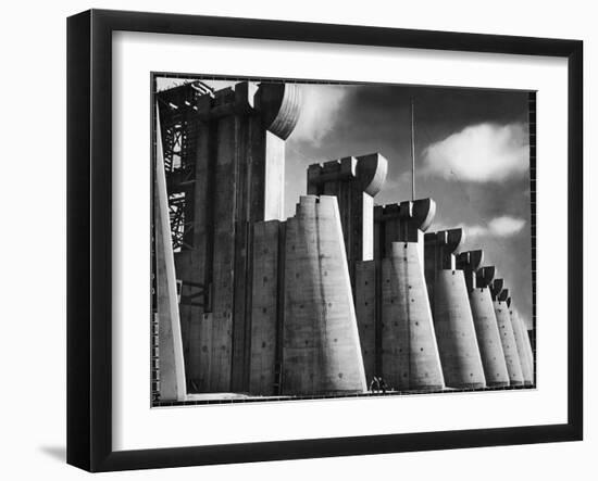 Fort Peck Dam as Featured on the Very First Cover of Life Magazine-Margaret Bourke-White-Framed Photographic Print