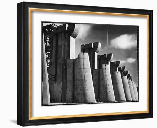 Fort Peck Dam as Featured on the Very First Cover of Life Magazine-Margaret Bourke-White-Framed Photographic Print