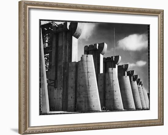 Fort Peck Dam as Featured on the Very First Cover of Life Magazine-Margaret Bourke-White-Framed Photographic Print