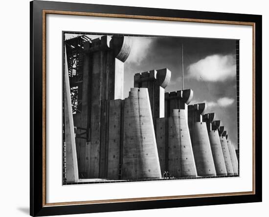 Fort Peck Dam as Featured on the Very First Cover of Life Magazine-Margaret Bourke-White-Framed Photographic Print