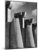 Fort Peck Dam, in the Missouri River: Image Used on First Life Magazine Cover-Margaret Bourke-White-Mounted Photographic Print