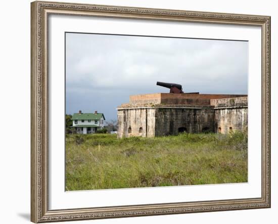 Fort Pickens, Pensacola, Florida-William Silver-Framed Photographic Print