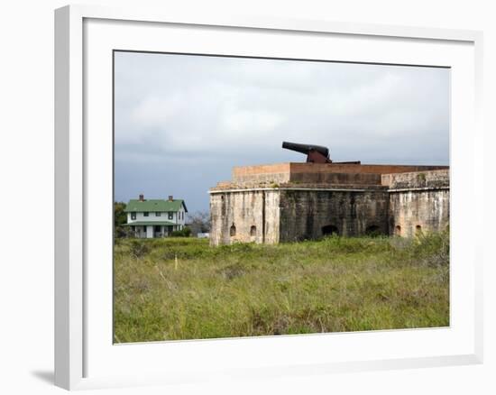 Fort Pickens, Pensacola, Florida-William Silver-Framed Photographic Print