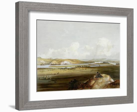 Fort Pierre, Missouri, Plate 10, Travels in the Interior of North America-Karl Bodmer-Framed Giclee Print