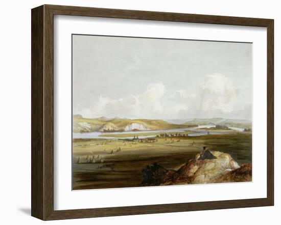 Fort Pierre, Missouri, Plate 10, Travels in the Interior of North America-Karl Bodmer-Framed Giclee Print