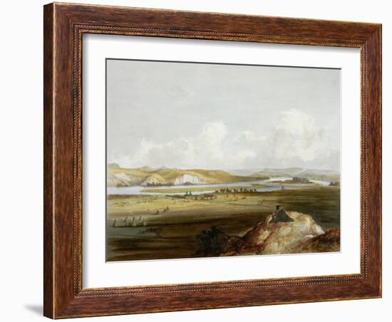 Fort Pierre, Missouri, Plate 10, Travels in the Interior of North America-Karl Bodmer-Framed Giclee Print