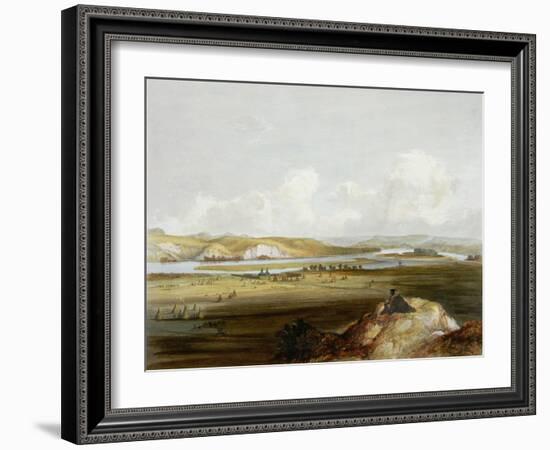 Fort Pierre, Missouri, Plate 10, Travels in the Interior of North America-Karl Bodmer-Framed Giclee Print