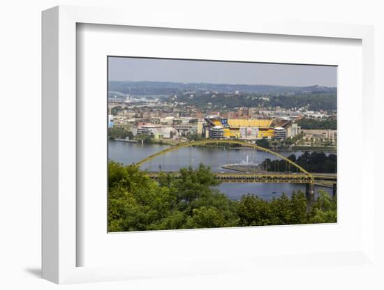 Fort Pitt Bridge, Pittsburgh, Pennsylvania, USA-Susan Pease-Framed Photographic Print