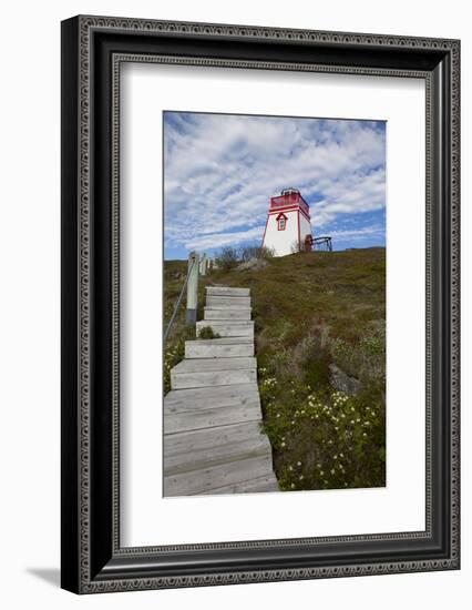 Fort Point Lighthouse, Trinity, Newfoundland, Canada-Greg Johnston-Framed Photographic Print