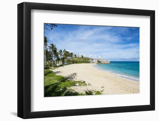 Fort St. Catherine and the White Sand Beach, the Historic Town of St George, Bermuda, North America-Michael Runkel-Framed Photographic Print