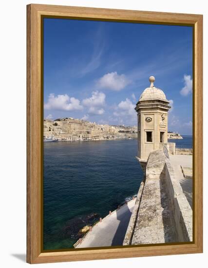 Fort St. Michael, Senglea, Grand Harbour, Valletta, Malta, Mediterranean, Europe-Hans Peter Merten-Framed Premier Image Canvas