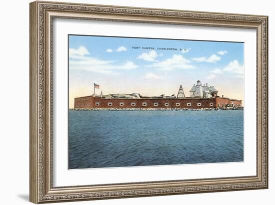 Fort Sumter, Charleston-null-Framed Art Print