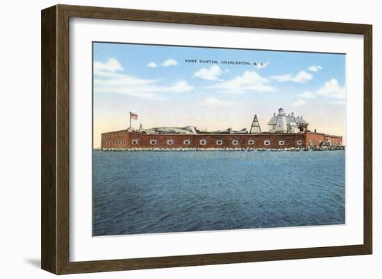 Fort Sumter, Charleston-null-Framed Art Print