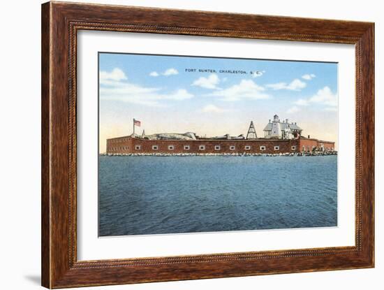 Fort Sumter, Charleston-null-Framed Art Print