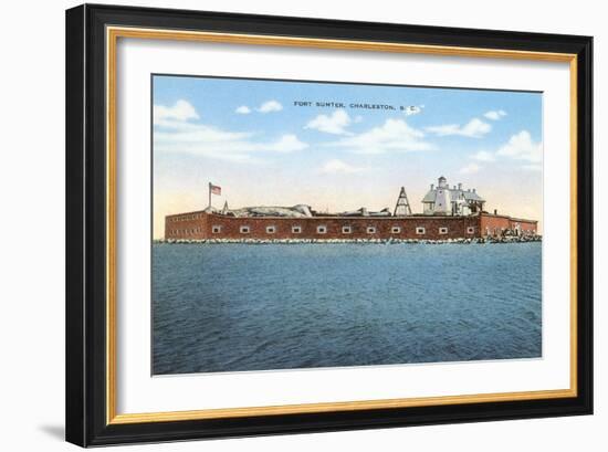 Fort Sumter, Charleston-null-Framed Art Print