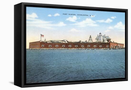 Fort Sumter, Charleston-null-Framed Stretched Canvas