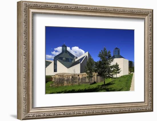 Fort Thuengen with Fortress Museum and Mudam Museum, Luxembourg City, Grand Duchy of Luxembourg, Eu-Hans-Peter Merten-Framed Photographic Print