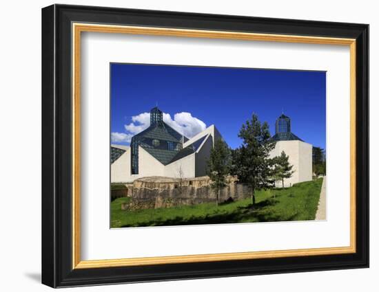 Fort Thuengen with Fortress Museum and Mudam Museum, Luxembourg City, Grand Duchy of Luxembourg, Eu-Hans-Peter Merten-Framed Photographic Print