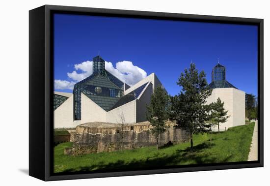 Fort Thuengen with Fortress Museum and Mudam Museum, Luxembourg City, Grand Duchy of Luxembourg, Eu-Hans-Peter Merten-Framed Premier Image Canvas