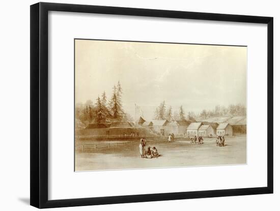 Fort Vancouver, 1845-Henry Warre-Framed Giclee Print