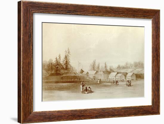 Fort Vancouver, 1845-Henry Warre-Framed Giclee Print