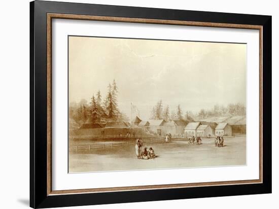 Fort Vancouver, 1845-Henry Warre-Framed Giclee Print