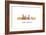 Fort Wayne Indiana Skyline-Marlene Watson-Framed Giclee Print