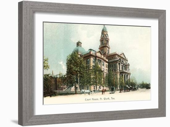 Fort Worth Courthouse-null-Framed Art Print