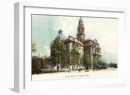 Fort Worth Courthouse-null-Framed Art Print