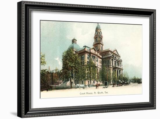 Fort Worth Courthouse-null-Framed Art Print