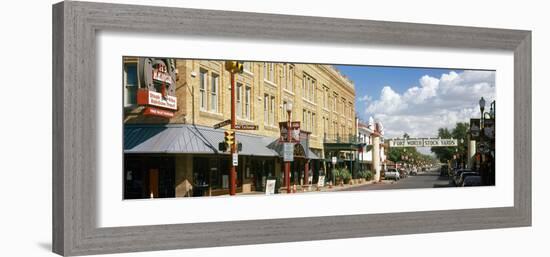 Fort Worth Stockyards, Fort Worth, Texas, Usa-null-Framed Photographic Print