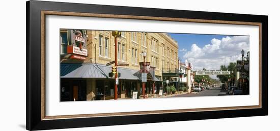 Fort Worth Stockyards, Fort Worth, Texas, Usa-null-Framed Photographic Print