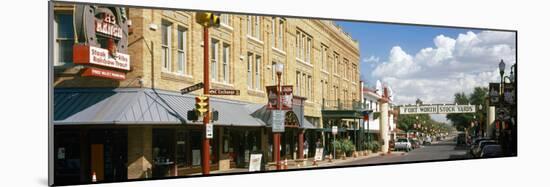 Fort Worth Stockyards, Fort Worth, Texas, Usa-null-Mounted Photographic Print