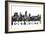 Fort Worth Texas Skyline BG 2-Marlene Watson-Framed Giclee Print