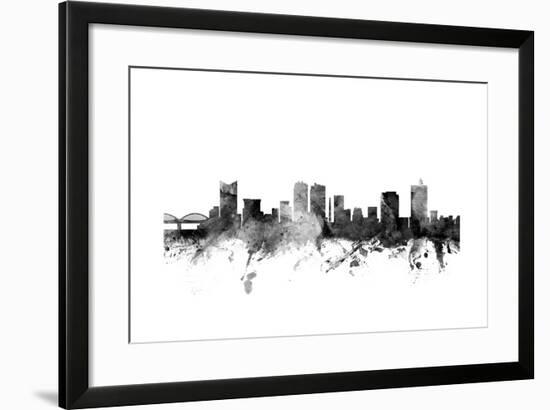 Fort Worth Texas Skyline-Michael Tompsett-Framed Art Print