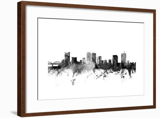 Fort Worth Texas Skyline-Michael Tompsett-Framed Art Print