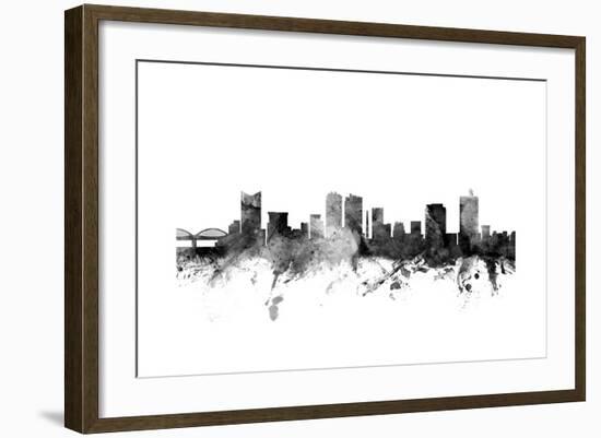 Fort Worth Texas Skyline-Michael Tompsett-Framed Art Print