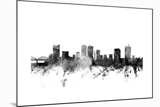 Fort Worth Texas Skyline-Michael Tompsett-Mounted Art Print