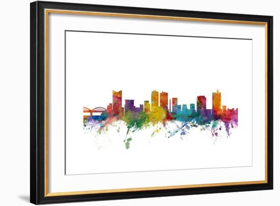 Fort Worth Texas Skyline-Michael Tompsett-Framed Art Print