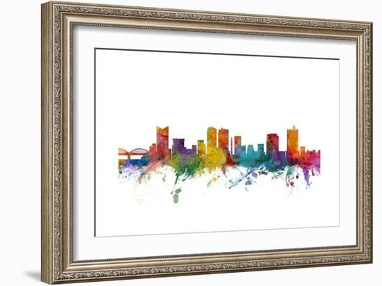 Fort Worth Texas Skyline-Michael Tompsett-Framed Art Print