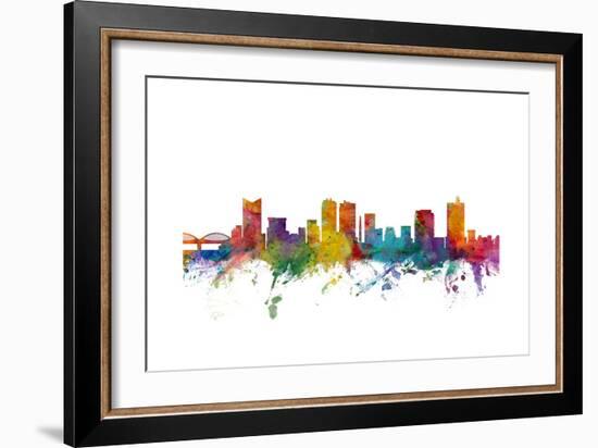 Fort Worth Texas Skyline-Michael Tompsett-Framed Art Print