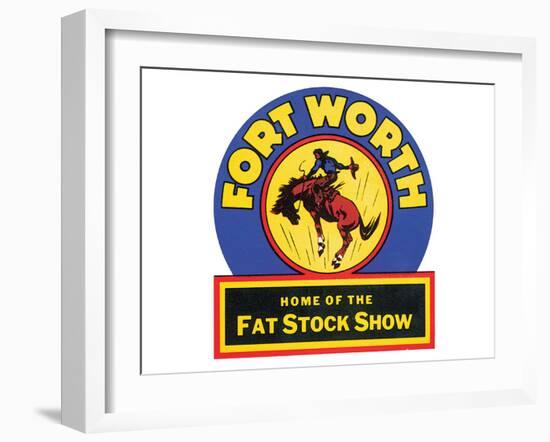 Fort Worth-null-Framed Art Print