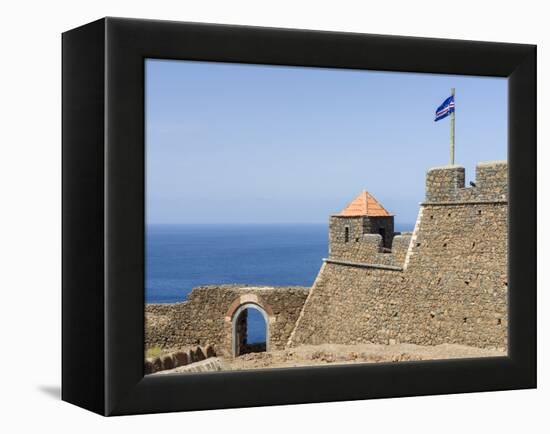 Forte Real de Sao Filipe fortress. Cidade Velha, historic center of Ribeira Grande, Cape Verde.-Martin Zwick-Framed Premier Image Canvas