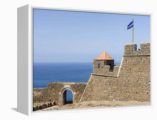 Forte Real de Sao Filipe fortress. Cidade Velha, historic center of Ribeira Grande, Cape Verde.-Martin Zwick-Framed Premier Image Canvas