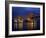 Forth Railway Bridge at Night, Queensferry, Edinburgh, Lothian, Scotland, United Kingdom-Neale Clarke-Framed Photographic Print