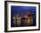 Forth Railway Bridge at Night, Queensferry, Edinburgh, Lothian, Scotland, United Kingdom-Neale Clarke-Framed Photographic Print