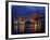 Forth Railway Bridge at Night, Queensferry, Edinburgh, Lothian, Scotland, United Kingdom-Neale Clarke-Framed Photographic Print