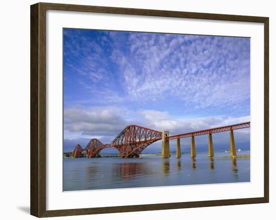 Forth Railway Bridge Over the Firth of Forth, Queensferry Near Edinburgh, Lothian, Scotland, UK-Neale Clarke-Framed Photographic Print